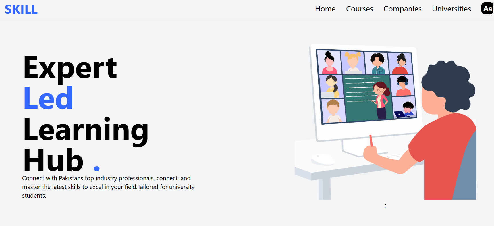 Landing Page for Startup