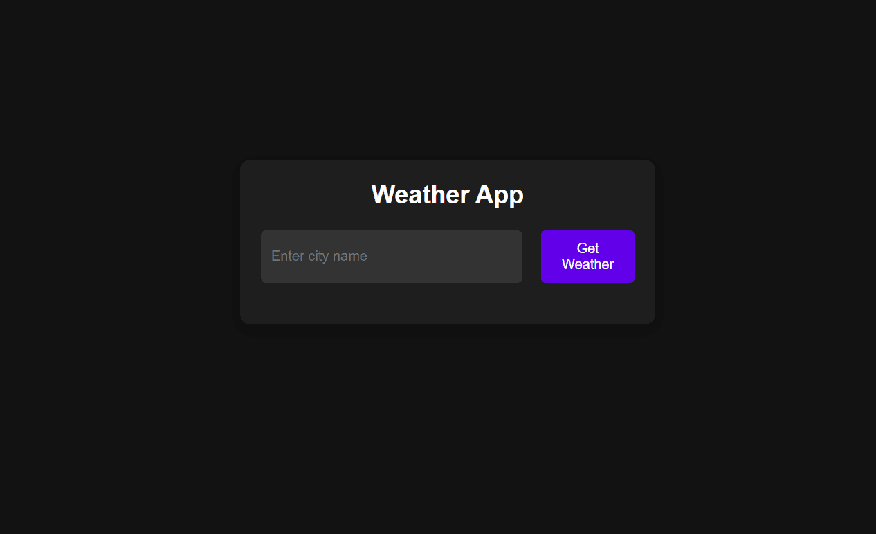 Weather App